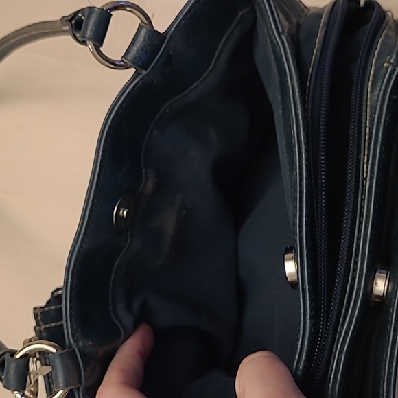 ROSETTI Blue Faux Leather Pocketbook with Matching Wallet/Card Holder Pocketbook - Picture 6 of 17